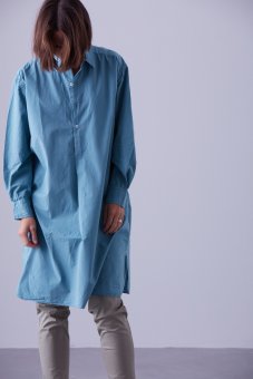 Shirt percale in a new green color