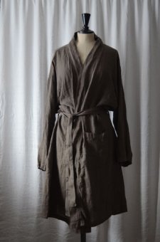morning gown linen olive