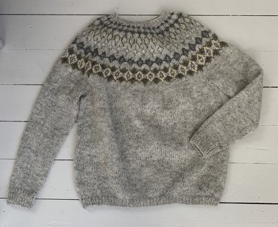 Hand knitted Islandic sweater