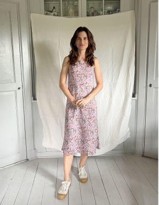 Puck i rosa viscose